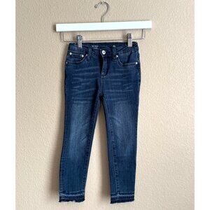 Adriano Goldschmied The Stella Super Skinny Jeans Raw Hem Dark Wash